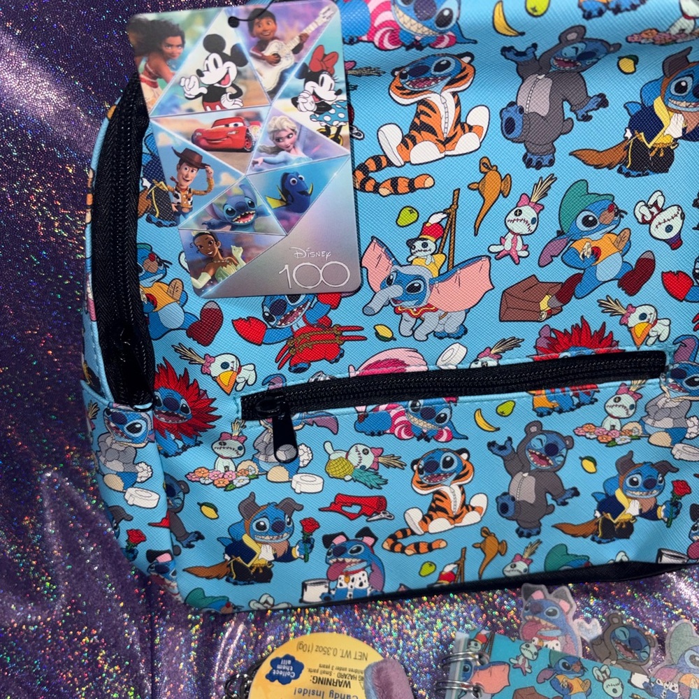 Bioworld Disney Stitch Mini Backpack - Picture 10 of 11